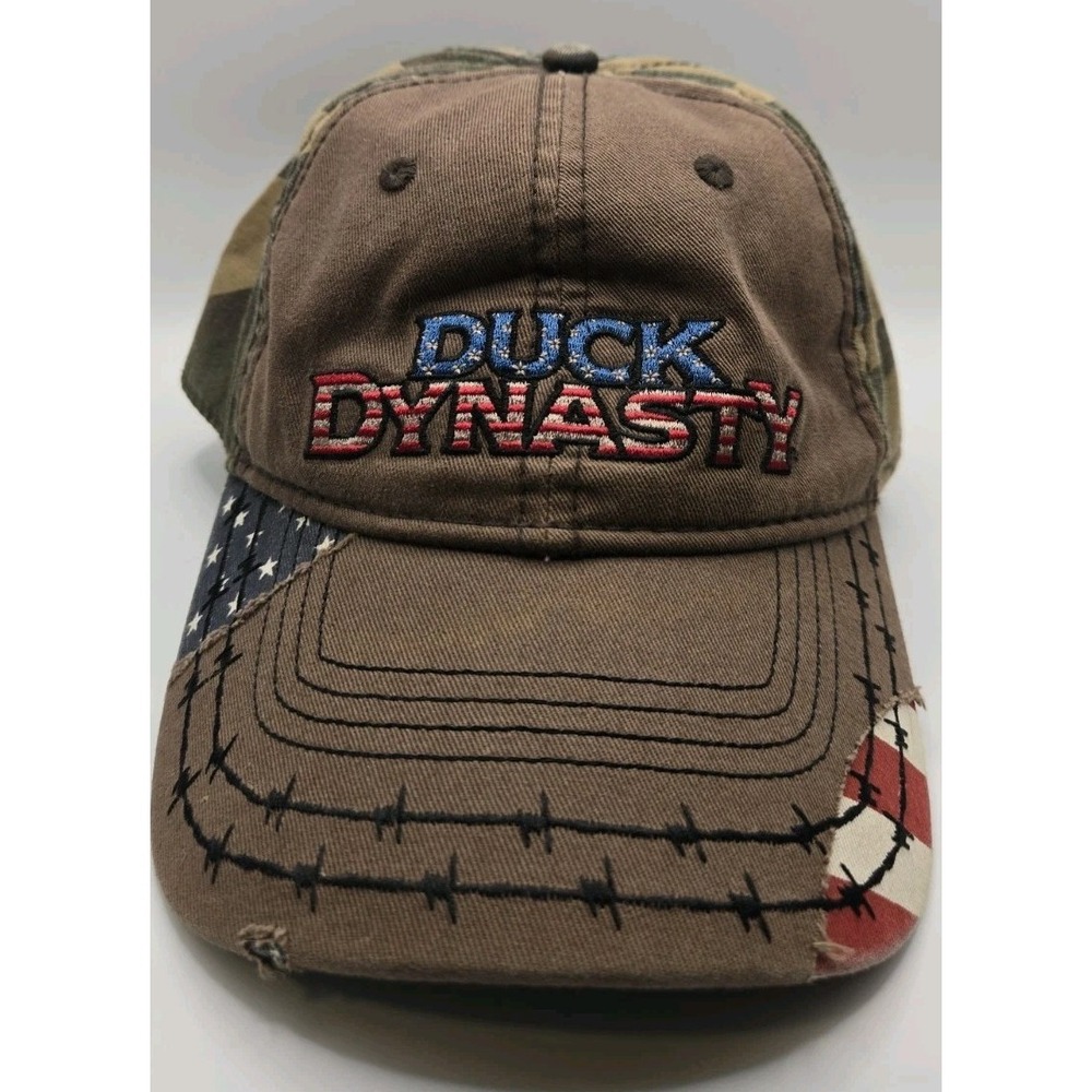 Duck Dynasty Hat Camo Strapback A&E TV Show Outdoor Cap One Size Cotton